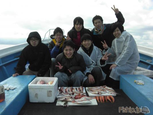 アマダイ 富士通 株 仲良しグループ様 貸切の釣果 静岡県のアカアマダイの船釣り情報